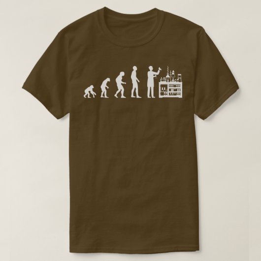 Chemist Evolution Science Student Chemistry Teache T-shirt (Design voorkant)