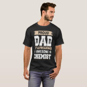 Chemist Father Chemistry Lab Chemical Science Labo T-shirt (Voorkant volledig)