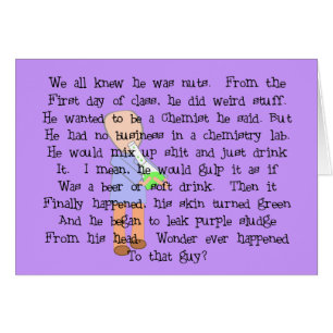 Chemist Gifts-Story Art "The Mad Scientist"