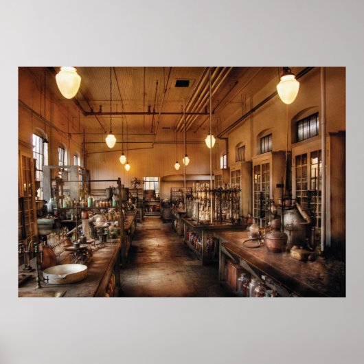 Chemist - Het Chem Lab Poster (Voorkant)