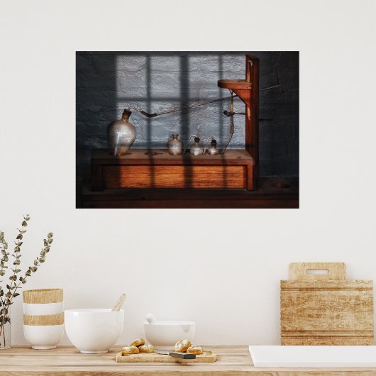 Chemist - Het wetenschappelijke experiment Poster (Keuken)