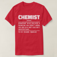 Chemist Noun Science Lover Lab Technician Grappig