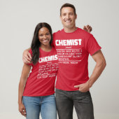 Chemist Noun Science Lover Lab Technician Grappig T-shirt (Unisex)