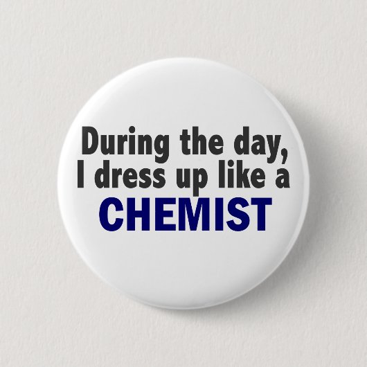 Chemist overdag ronde button 5,7 cm (Voorkant)