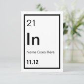 Chemist Party Uitnodiging (Staand voorkant)