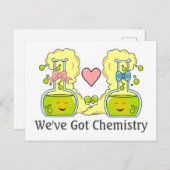 Chemist Pun We hebben Chemistry Beakers Feestdagenkaart (Voorkant / Achterkant)