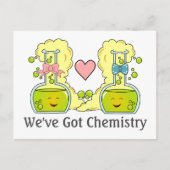 Chemist Pun We hebben Chemistry Beakers Feestdagenkaart (Voorkant)