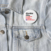 Chemist Quiz... Joke Ronde Button 5,7 Cm (In situ)