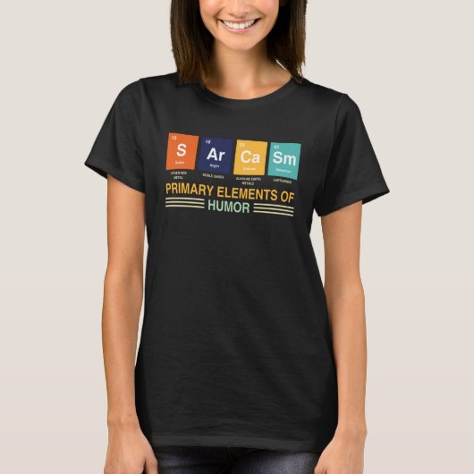 Chemist Saying Sarcasm Chemistry & Science Nerd T-shirt (Voorkant)