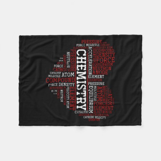 Chemist Valentines Day Gift Science Chemistry  Fleece Deken (Voorkant (Horizontaal))