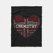Chemist Valentines Day Gift Science Chemistry Fleece Deken (Voorkant)