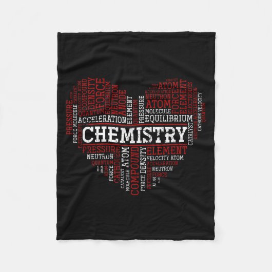 Chemist Valentines Day Gift Science Chemistry Fleece Deken (Voorkant)