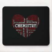 Chemist Valentines Day Gift Science Chemistry  Muismat (Voorkant)