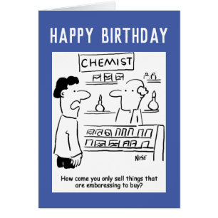 Chemist verkoopt alleen gênante producten