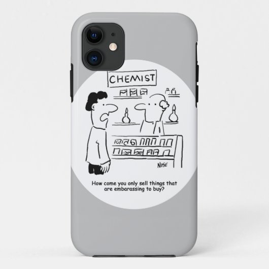 Chemist verkoopt alleen gênante producten Case-Mate iPhone case (Achterkant)
