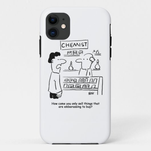 Chemist verkoopt alleen gênante producten Case-Mate iPhone case (Achterkant)