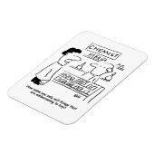 Chemist verkoopt alleen gênante producten magneet (Linkerzijde)