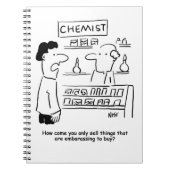 Chemist verkoopt alleen gênante producten notitieboek (Voorkant)