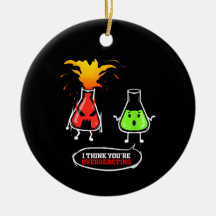    ChemistChemische Lab Chemistry U bent overgevoe Keramisch Ornament