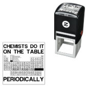 Chemisten doen het regelmatig grappig  zelfinktende stempel (In situ)