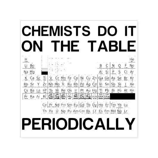 Chemisten doen het regelmatig grappig  zelfinktende stempel (Design)