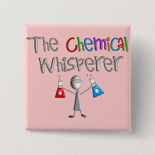 Chemisten Humor T-Shirts & Gifts Vierkante Button 5,1 Cm