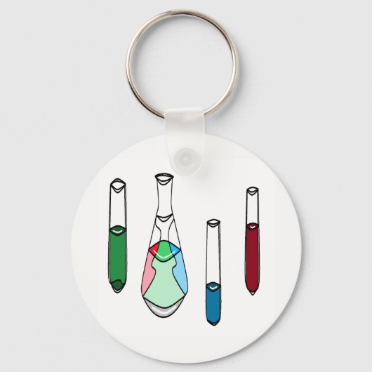 Chemisten STEM Geeky Sleutelhangers Geek Gifts (Voorkant)
