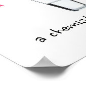 Chemistisch uitzicht van de wereld poster (Hoek)