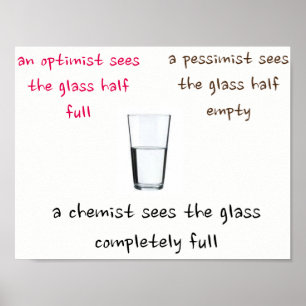 Chemistisch uitzicht van de wereld poster