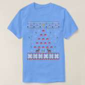 Chemistree Christmas Tubes Tree Shirt Science Ugly (Design voorkant)