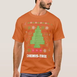 Chemistree Funny Science kerstboomchemie T-shirt