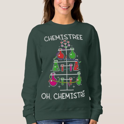 Chemistree Ugly KerstTree Sweater Chemstry (Voorkant)
