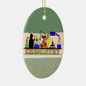 CHEMISTRISCHE KOPERS EN FLASKS-LOGO KERAMISCH ORNAMENT (Rechts)