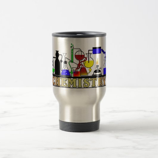 CHEMISTRISCHE KOPERS EN FLASKS-LOGO REISBEKER (Center)