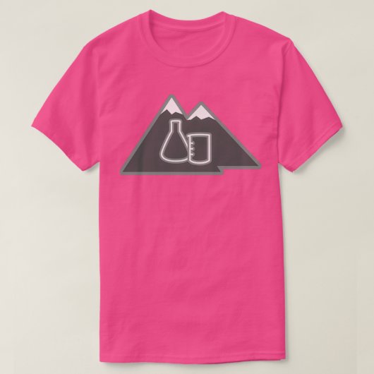 Chemistry and Mountains 1 T-shirt (Design voorkant)