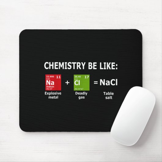 Chemistry Be Like Nacl  Muismat (Met muis)