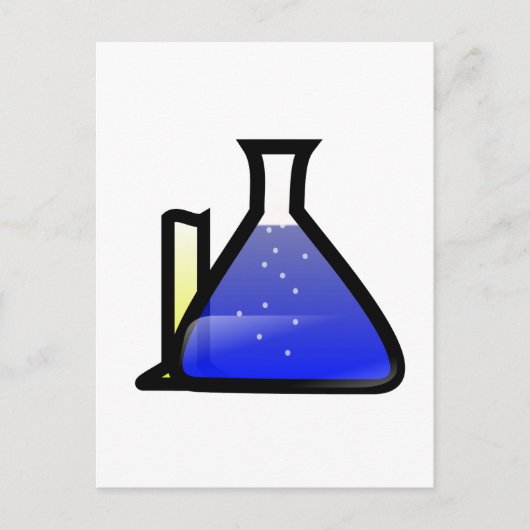 Chemistry Beakers Briefkaart (Voorkant)