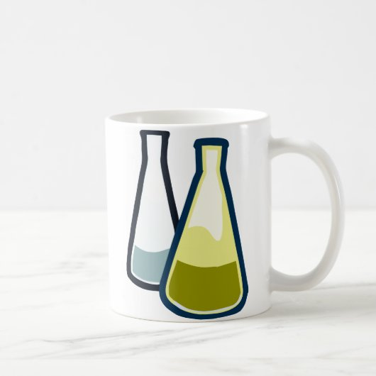 Chemistry Beakers Koffiemok (Rechts)