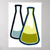 Chemistry Beakers Poster (Voorkant)
