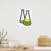 Chemistry Beakers Poster (Keuken)