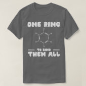 Chemistry Benzene Ring Molecule Bond T-shirt (Design voorkant)