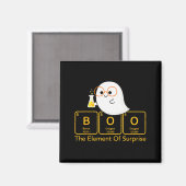 Chemistry Boo The Element Of Surprise Cute Chemist Magneet (Voorkant / Achterkant)