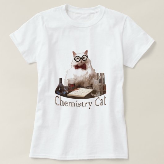 Chemistry Cat (van 9gag memes reddit) T-shirt (Design voorkant)