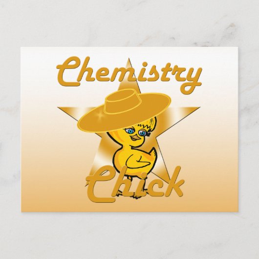 Chemistry Chick #10 Briefkaart (Voorkant)