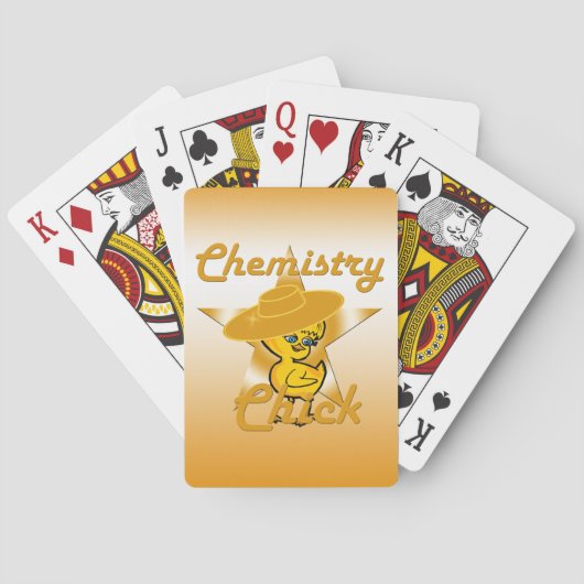 Chemistry Chick #10 Speelkaarten (Achterkant)