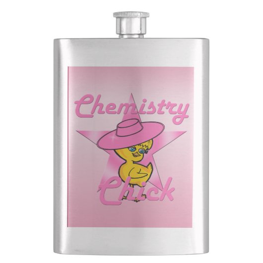 Chemistry Chick #8 Heupfles (Voorkant)