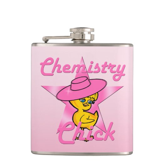 Chemistry Chick #8 Heupfles (Voorkant)