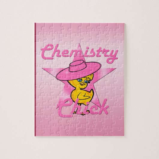 Chemistry Chick #8 Legpuzzel (Verticaal)