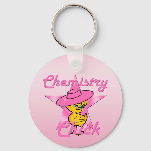 Chemistry Chick #8 Sleutelhanger (Voorkant)