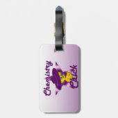 Chemistry Chick #9 Bagagelabel (Achterkant verticaal)